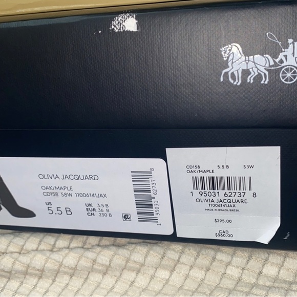 Coach Olivia Bootie In Signature Jacquard Size 9 MSRP: $295.00 - Picture 16 of 16